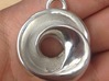Figure 8 Klein Keychain 3d printed Actual printing with polished silver