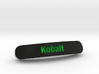 Kobalt Nameplate for SteelSeries Rival 3d printed 