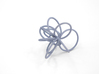 Flora Ring B (Size 7) 3d printed Azurite Nylon (Custom Dyed Color)