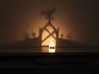 In the shadows - A Halloween Graveyard Projection 3d printed Candlelight  - graveyard projection