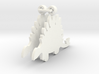 Stegosaurus earrings 3d printed 