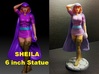 Sheila of D&D 6inch Statue 3d printed Sheila the Thief 6 inch Statue printed in Full Color Sandstone