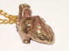 Human Heart Pendant 3d printed 
