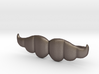 "Brazilian" Moustache Tie Bar (Metals) 3d printed 