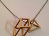 Triangle Pendant - thick 3d printed 