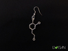 Dopamine Molecule Pendant or Earing 3d printed 