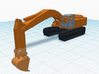 Hitachi EX400 Excavator 1:150 (N Scale) V3 3d printed NOTE, boom hydraulics not included