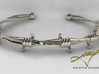 Barb Wire Bracelet 3d printed 