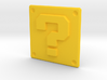 Question mark panel 3d printed 