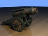28mm Steampunk Heavy Mortar 3d printed 3d render