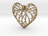 Viola leaf heart 3d printed 