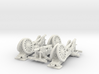 1/160 de Bange cannon transported by train 3d printed 