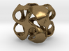 Cuboid pinwheel pendant 3d printed 