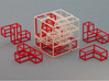 "SOMA's Revenge" - Outer Parts Only 3d printed Cube Example 1 with 3 Interlocked Inner parts