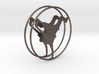 Breakdancer Hoop Earrings 50mm 3d printed 