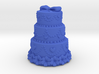 3 stair cake with harts 3d printed 