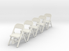 5 1:48 Metal Folding Chairs 3d printed 
