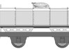 Deutsche Heeresfeldbahn tankwagon H0e 3d printed 