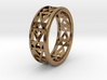 Simple Fractal Ring 3d printed 