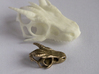 Dragon Skull Pendant 3d printed Size comparison with Versatile Plastic version