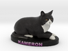 Custom Cat Figurine - Kameron 3d printed 