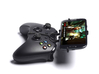Controller mount for Xbox One & Lava 3G 402+ 3d printed Side View - A Samsung Galaxy S3 and a black Xbox One controller