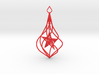 Christmas Tree Ornament (Bauble) - Spinning Star 3d printed Christmas Tree Ornament