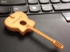 Gipsy Jazz Guitar (Selmer style) 3d printed Orange Strong an Flexible Polished