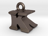 3D Monogram Pendant - KKF1 3d printed 