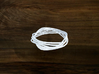 Turk's Head Knot Ring 2 Part X 3 Bight - Size 10.2 3d printed 