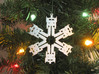 Snowflake Optimus Prime Ornament  3d printed 