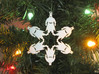 Snowflake Batman Ornament  3d printed 