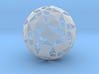 Pent Flower Sphere 3d printed 
