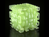 Smooth Hilbert Cube (hollow) 3d printed Image rendered in Maxwell Render.