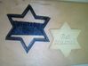 Bat Mitzvah Star of David - Cookie cutter 3d printed Cookie baked using the cutter