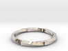 Nurbs Wedding Ring-Size 4.5 3d printed 
