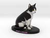 Custom Cat Figurine - Louie 3d printed 
