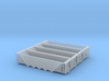 Five Bay Rapid Discharge Hopper - Set of 4 - Zscal 3d printed 