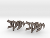 Hebrew Name Cufflinks - "Yaakov" 3d printed 