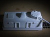 Command / Platoon / Medical Car Europe #1 (n-scale 3d printed Assembled command car with direct fire gun, command turret and vented blanking plate.