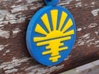 'Sunrise' Jewelry Pendant in Sandstone 3d printed 