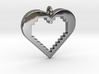 Pixel Heart 3d printed 