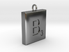 Scrabble Charm or Pendant B blank back Pendant 3d printed 