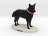 Custom Dog Figurine - Jordan 3d printed 