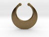 Faux Septum Ring - Crescent (small) 3d printed 