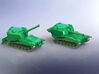 M53 155mm / M55 203mm Howitzer 1/285 6mm 3d printed Add a caption...