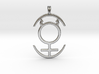 MERCURY PLANET Symbol Jewelry Pendant 3d printed 