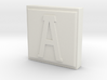 Use an "A" Stamp 3d printed 