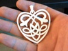 Celtic Heart Pendant 3d printed 