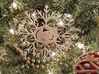 Nittany Lion Snowflake Ornament 3d printed 